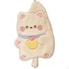 Thick Coral Fleece Cartoon Cat Hanging Hand Towel, High Absorbency Housewarming Gifts, Shedding