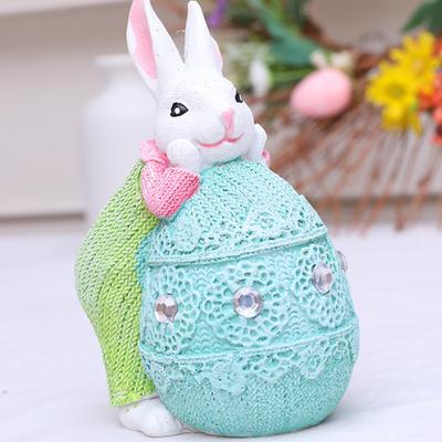 Bunny Figurine Statue Easter Decor Bunny Sculpture Ornaments Charming Tabletop Decor for Versatile Party Gift Essentials