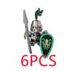 MOC Building Blocks Medieval Character Accessories Warhorses Militiamen Dragons Castles Knights Brick Gifts Toy Helmets Shields