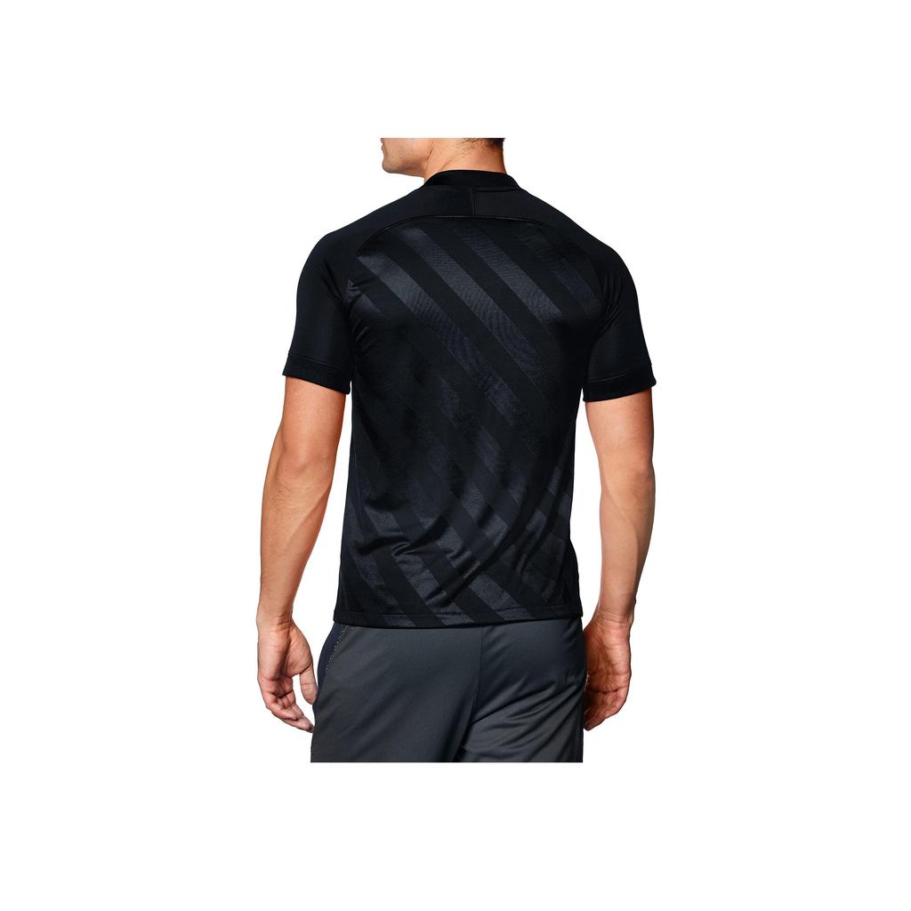 Nike Pánské tréninkové fotbalové tričko Dri-Fit s krátkým rukávem, rychleschnoucí, prodyšné, černé BV6703-010
