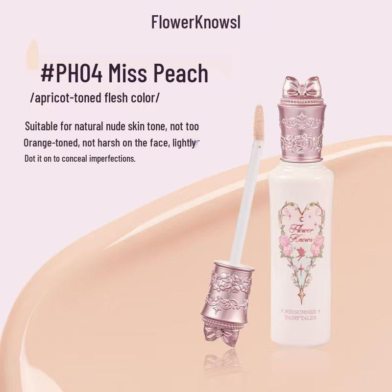 

Huazhixiao Летняя ночь осветляющий консилер: Скрывает акне, увлажняет кремовой текстурой и обеспечивает стойкий цвет. Miss Peach PH04 6g