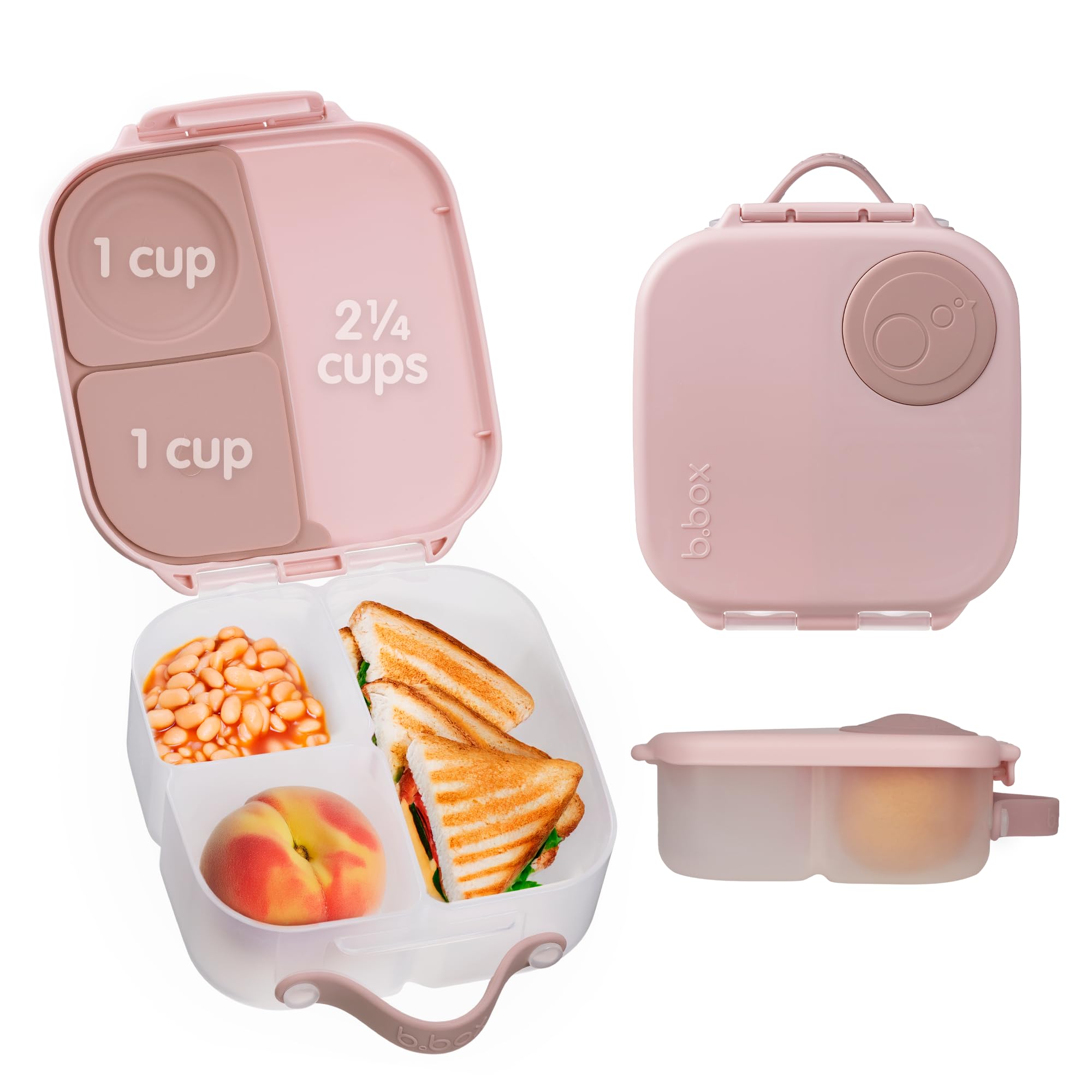 1L Lunch Dessert Servings for Suitable for Kids and Dishwasher Safe Lunch Free bbox Leak-Resistant Box 1-2 People Adults Authentic bbox Product розовый 4900₽