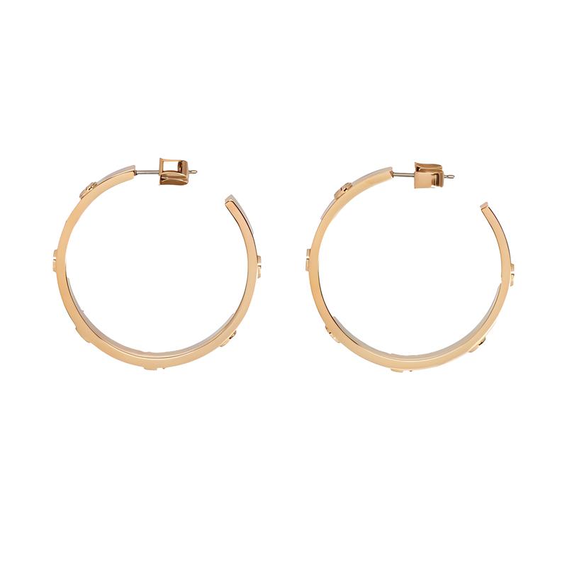 Tory Burch Fashion Trendy Metal Earrings for Women 147210-720-gold F