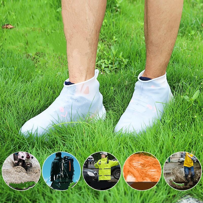 

Дождевик Силиконовый Утолщенный Нескользящий Износостойкий Уличный Взрослый Защитный Чехол для Обуви Путешествия Детский Водонепроницаемый M