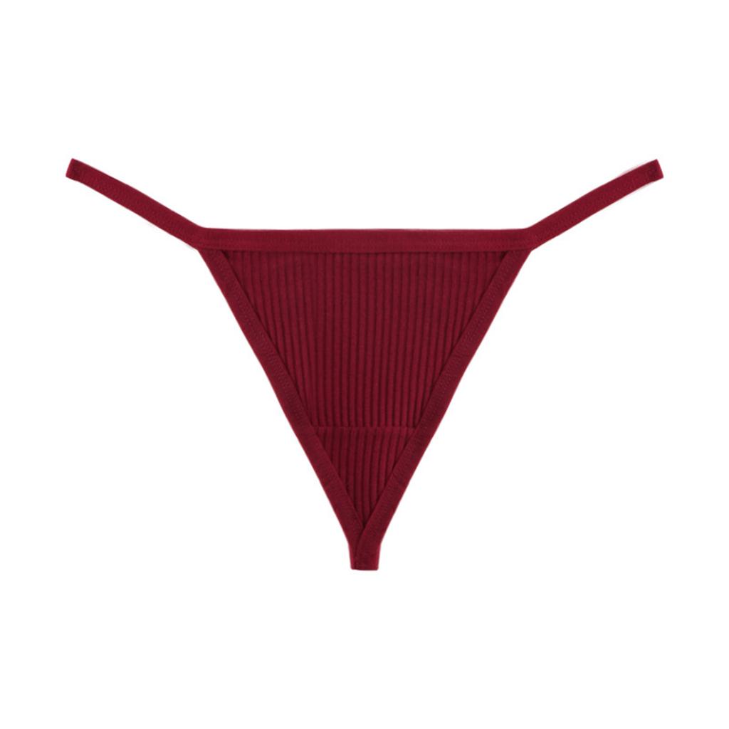 Ladies' Seamless Low Waist Hollow Thong Underwear