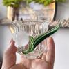 1/2PCS Lily of The Valley Glass Lovely Cup Home Office Glass Milk Coffee Cup Tea Cup Bell Orchid Handle Small Cup Wine Glass
