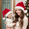 WTEMPO New Year Festive Red Parent-child Christmas Hats Cute Knitted Caps Outfits Warm Autumn Winter Christmas Gift Hats