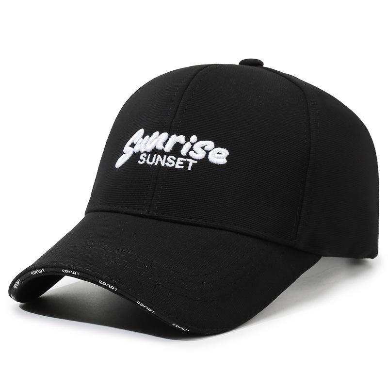 Enlarged And Widened Baseball Cap, Lengthened Brim 10.5Cm Men'S And Women'S Versatile Face Small Embroidered Sunshade Cap