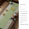 Hantun Chinese Style Waterproof Straw Woven Bamboo Tea Mat