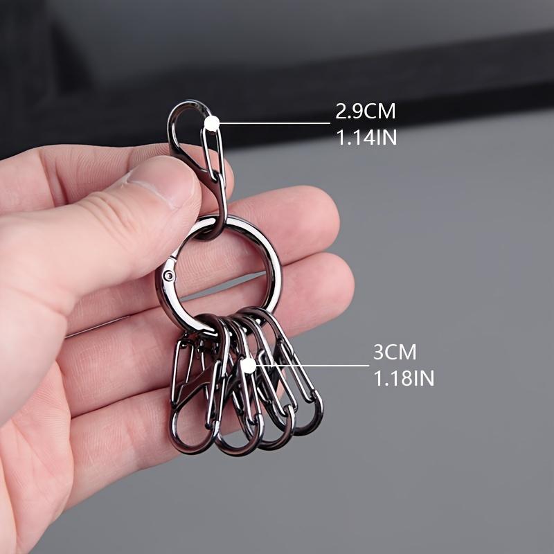 

1 PC Simple and creative keychain, stable elastic hook, fashionable waist pendant