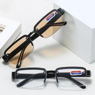 Óculos de Leitura com Lentes de Cristal Natural para Homens e Mulheres com Grau +1.0 a +4.0 Óculos de Proteção para os Olhos