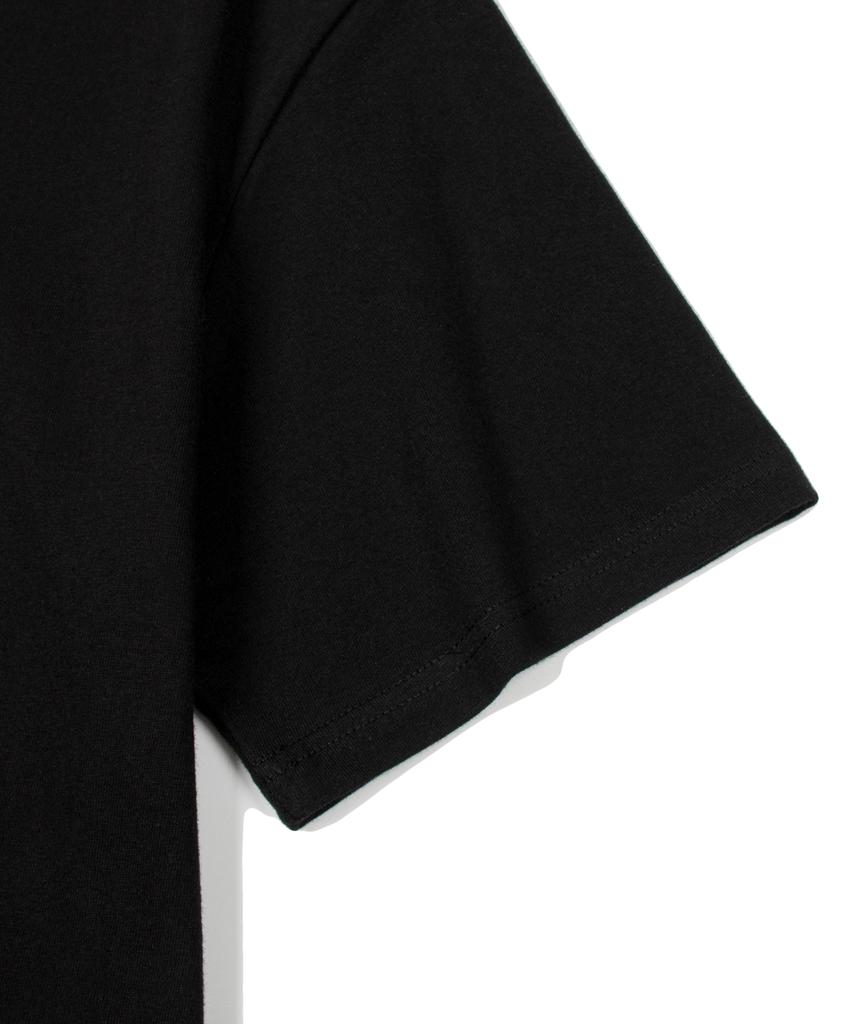 DE GRAND MATIN Blurry Logo Tee_Black