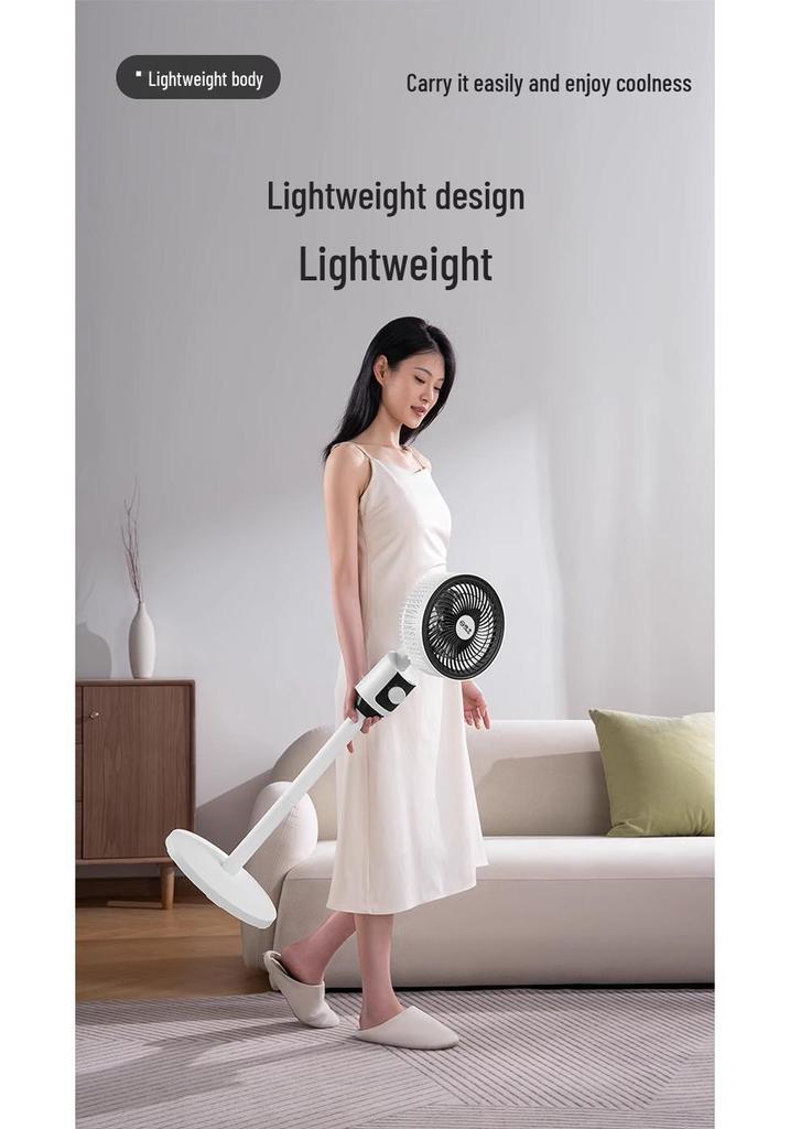 Yangzi Silent Air Circulation Fan with Remote Control - Table & Floor Dual-Use Electric Fan