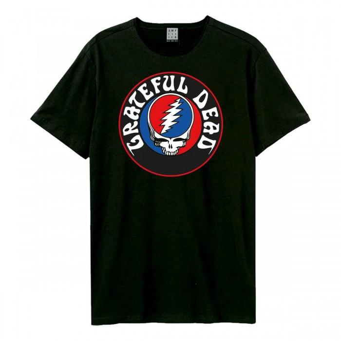 Amplified Unisex Adult Steal Your Face Logo Grateful Dead T-Shirt L noir