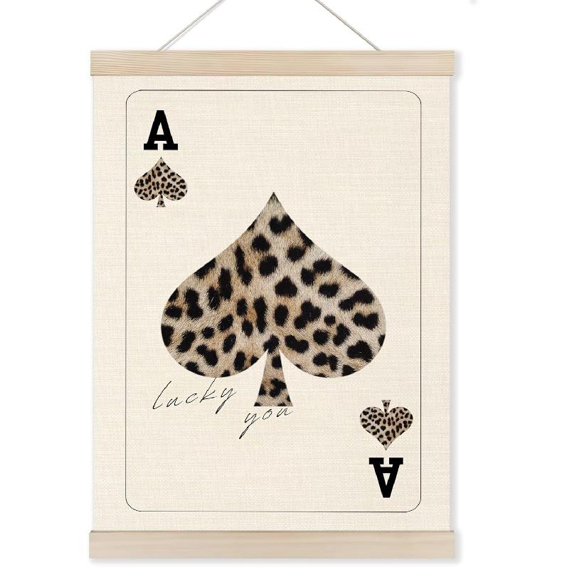 HUGANE What's the Best That Could Happen Wall Art Poster Hanger Frame, Trendy Pink pirational Quote Canvas Pictures Prints Hanging Wall Decor for