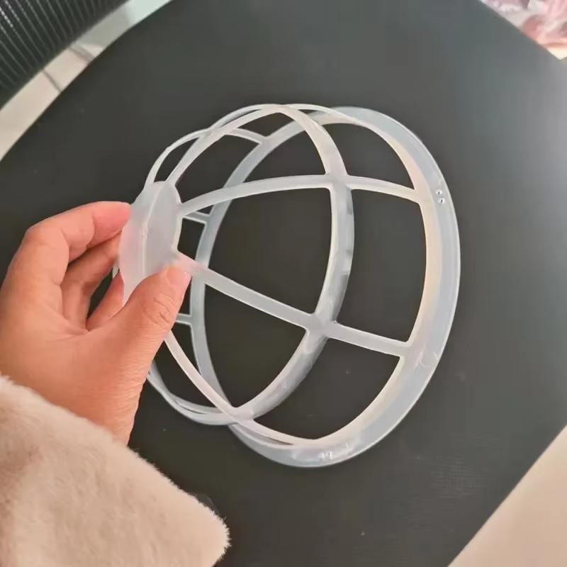 1pc Washing Machine Hat Wash Protector Household Portable Cap Cleaner Laundry Bag Mesh Organizer Hat Laundry Bag Zip Bags
