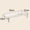 Acrylic Laptop Monitor Stand,Computer Riser Space-Saving,Clear Shelf - Ideal for Monitors,Laptops,Printers,Desktop Storage Decor