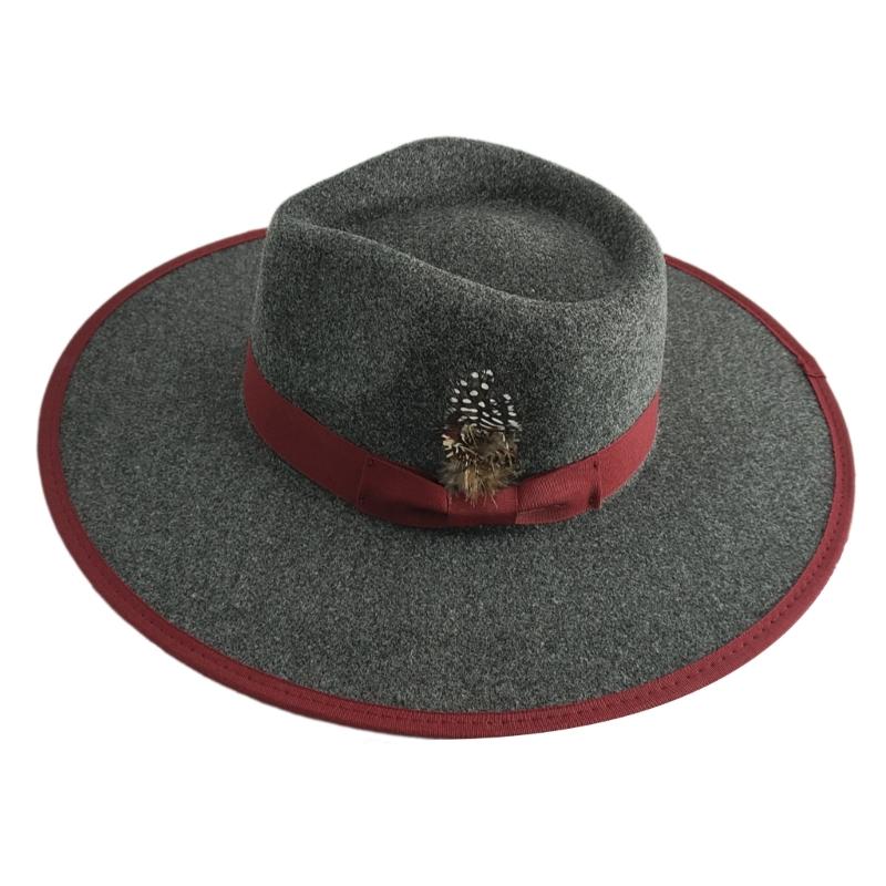 Stylish Wide Border Hat Sun Protecting Fashionable Hat British Styles Hat for Holiday Celebrations