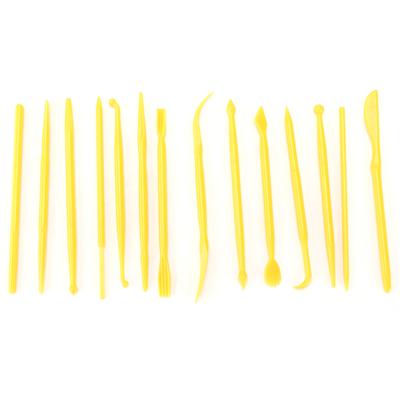 14Pcs Clay Tools Durable Plastic DIY HandMade Practical Modeling Accessories for Craft Projects