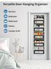 Punch-Free Over-the-Door 5-Layer Hanging Storage Bag for Bedroom and Dorm 
