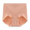 Slip a triangolo da donna estivi tinta unita 7A in seta di gelso antibatterici a vita alta per comfort addominale a contatto con la pelle