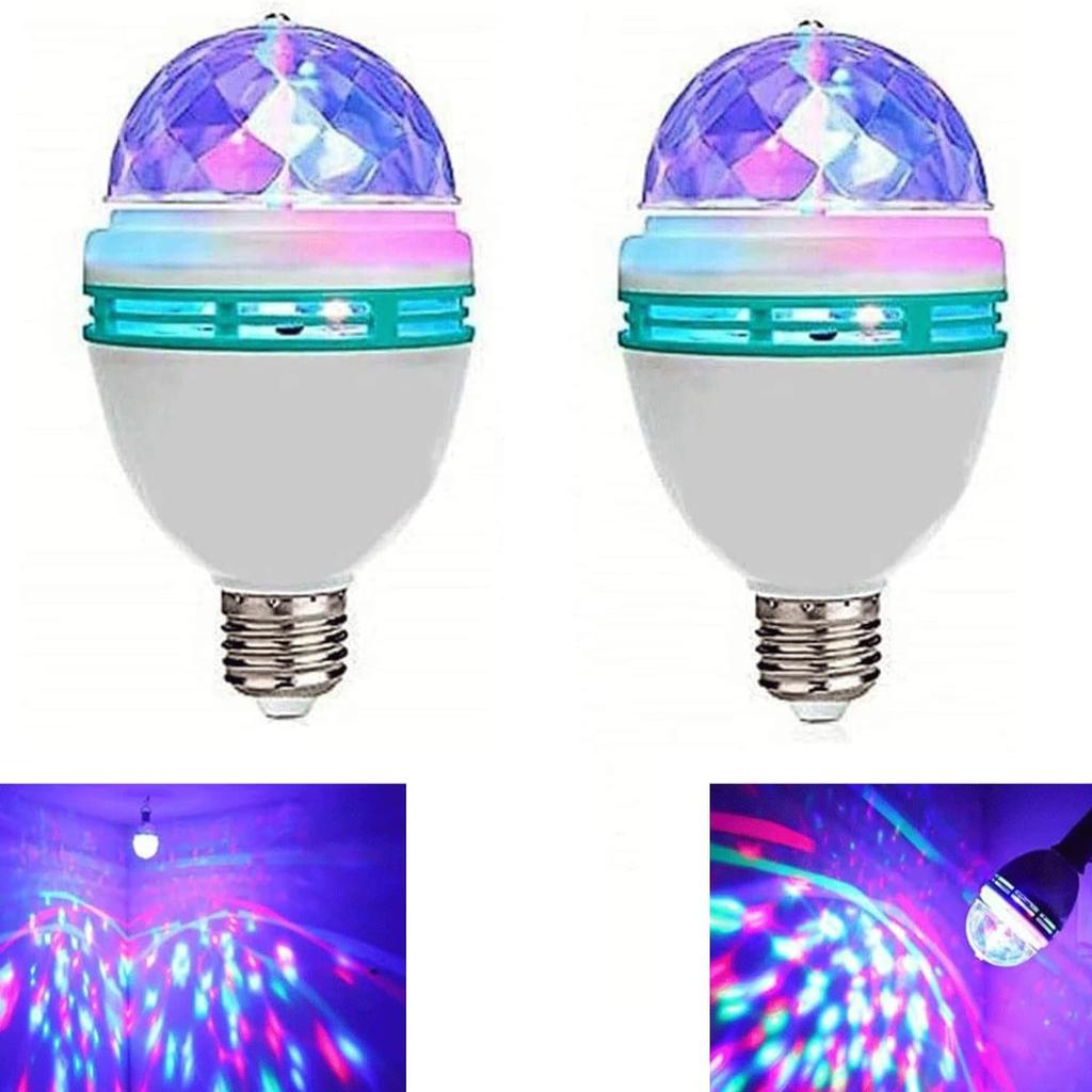 Zwei installierte farbwechselnde LED-Glühbirne Farb-Stroboskop-Glühbirne polykristalline Bühnenatmosphärenlicht