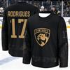 2026 Florida Herren Neue Schwarz-Gold-Edition Eishockey Trainingsanzug - 3D-gedrucktes, feuchtigkeitsableitendes Langarmshirt Familie