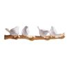 Wall Mounted Resin Bird Coat Hook Decorative Hanger for Hanging Towels and Clothes Home Decoration Accessories