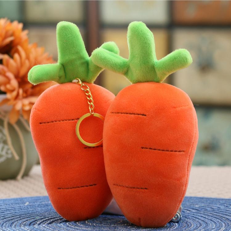 Fruit and Vegetable Plush Pendant Creative Doll Toy Pendant Cute Doll Gift Keychain