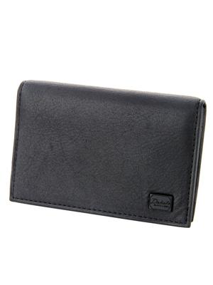 Black Black Label Waxy Business Card Holder Black [Dakota Label] BL-625905-10