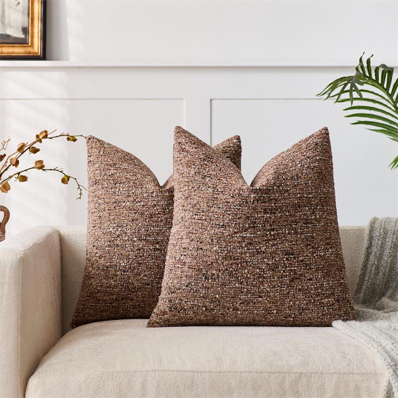 Modern Wabi-Sabi Style Cationic Cushion Cover - Soft & Stylish Pillowcase for Living Room, Bedroom, and Sofa