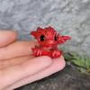 Newborn Dragon In Egg 3D Mini Art Dragon Statue Little Miniature Of Dragon Hatching Dragon Newborn Ocean-Clear Resin