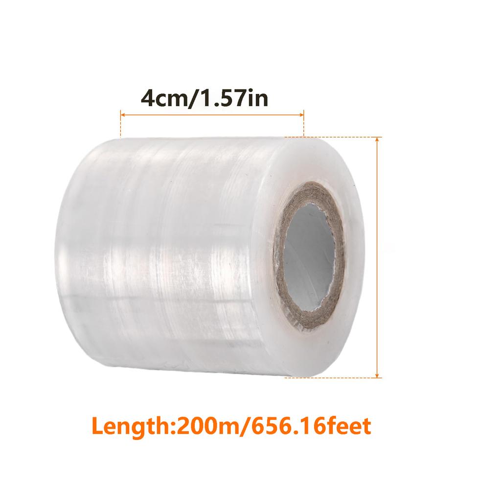 Fruchtbaum-Pfropfband, Dehnbares Gartenpfropfwerkzeug Pflanzen Selbstklebend Floristikfolie für Obstbäume und Poly-Knospenpfropfung