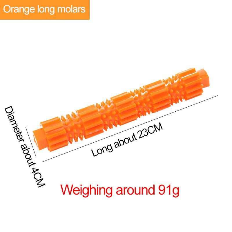 Dog Chew Toy Bite Resistant Teething Stick TPR Interactive Play Training Pet Dog Treat Dispensing Puppy Toy GWJ11