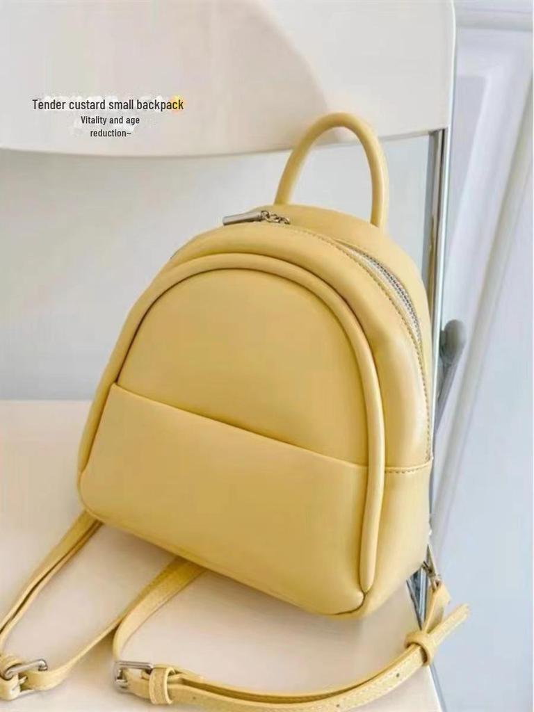 Schicker, leichter Damenrucksack aus weichem Leder – 2025 High-End-Stil, lässig und tragbar für Studenten