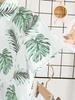 Boys' Tropical Leaf Print Shirt & Shorts 2Pcs Outfit
