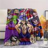 Flanelová deka s motivem Dragon Ball, Vysoce kvalitní, Pohodlná pro všechna roční období, Domácí dekorace, Teplo a pohodlí, Perfektní jako dárek.