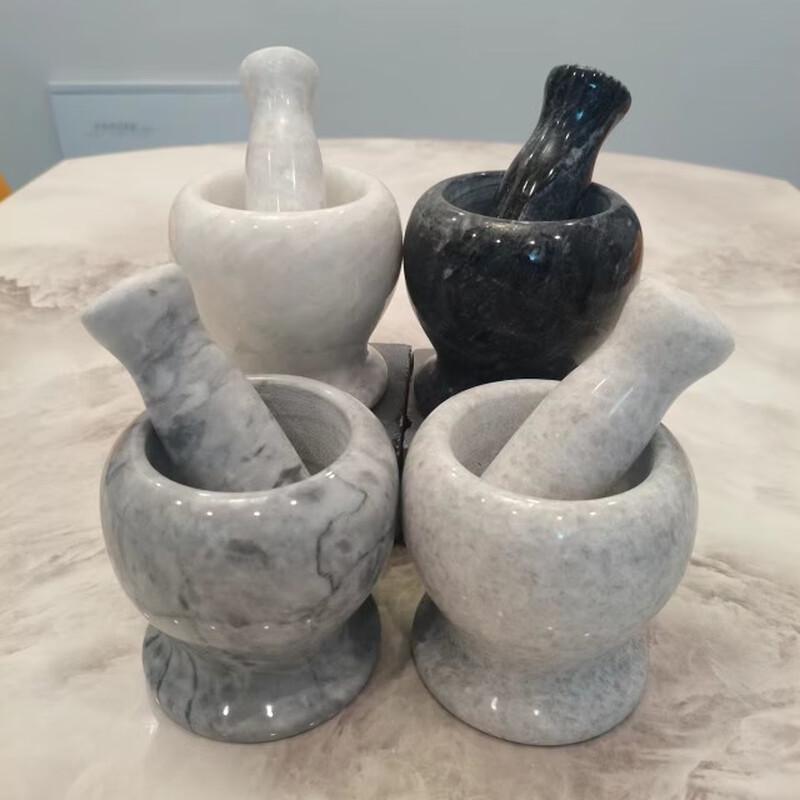 Natural Stone Mortar and Pestle Set