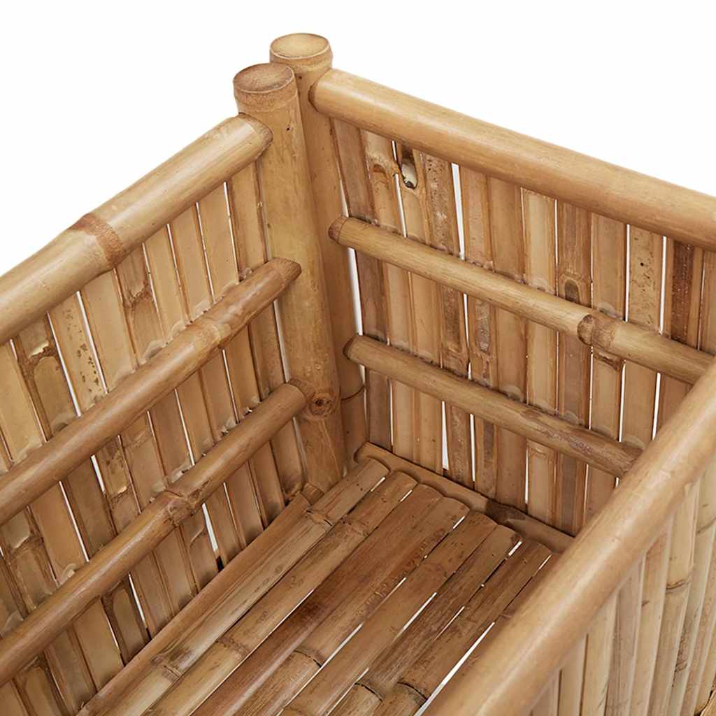 Raised Planter Brown 70 X 35 X 70 Cm Bamboo