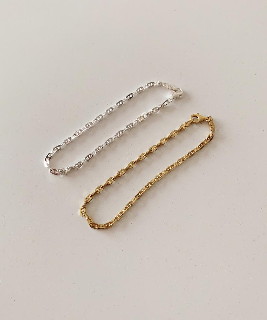 Code.H (Silver 925) Classic Chain Bracelet_Silver