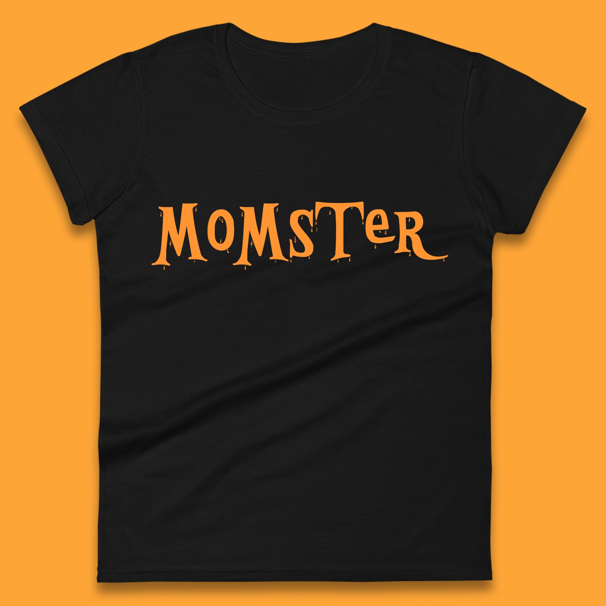 Momster Halloween Boho Halloween Monster Mom Spooky Mama Horror Scary Vibes Womens Tee T Shirt Mens Tops Unisex Top XL