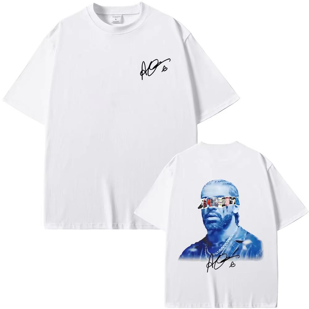 2026 T-shirt Grafica Rapper Drake Stampa Copertina Album ICEMAN T-shirt Uomo Donna Moda Hip Hop Streetwear T-shirt Oversize Manica Corta Abbigliamento Casual