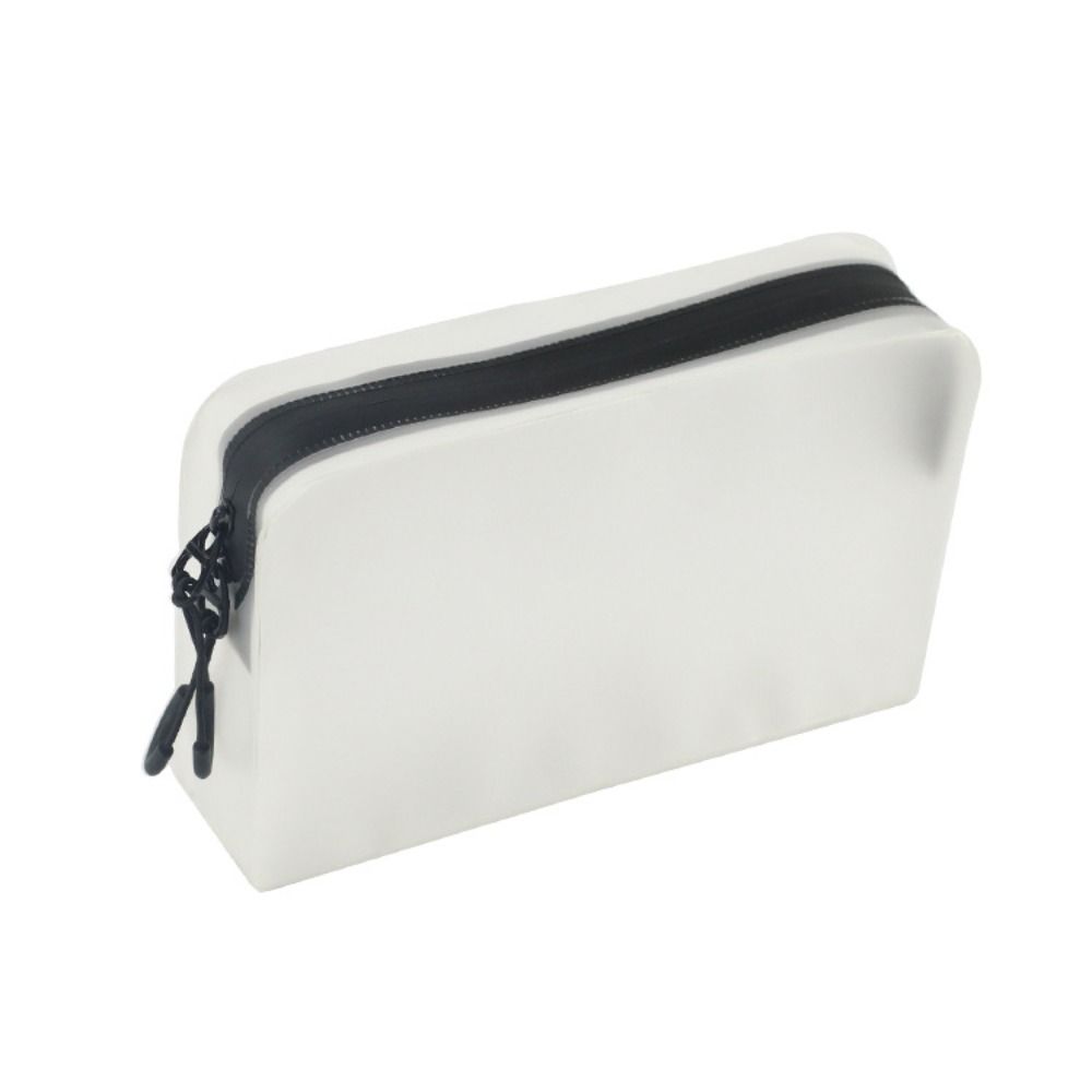 Organizer Bath Storage Female Storage Bag Matte Makeup Case Transparent Cosmetic Bag Soft Film Bag
