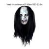 Halloween Horror Grimace Ghost Mask with Long Hair Festival Scary Themed Party