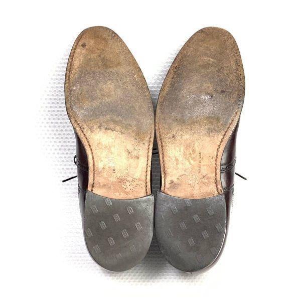 80s 90s Vintage USA Model Bostonian Size 9D B 26.5 27.0cm Full Brogue Dress Shoes Brown(USED)
