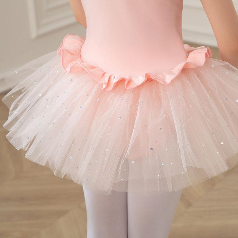 Body da Danza per Bambine e Ragazze per Danza Classica Vestito da Balletto Senza Maniche Costumi per Esibizioni sul Palco