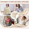 Wearable USB Electric Heated Blanket 3 Heating Levels Fleece Heated Mat Shawl Home Office Warmer Portable Washable