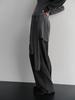 Text Room Soft Knit Pants_Charcoal