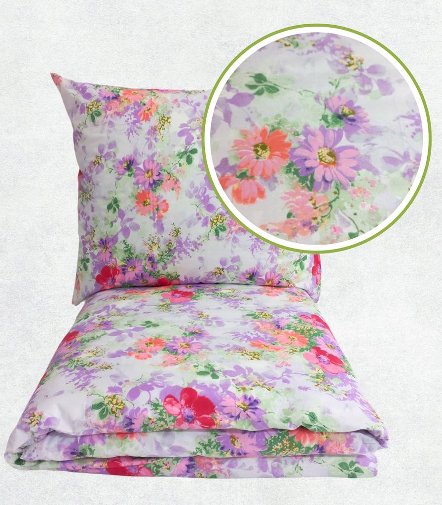Komplet pościeli 160x200 bawełniana 100% polski producent mocna kwiaty