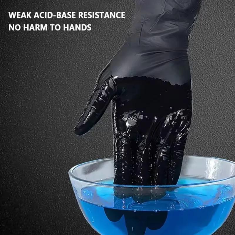 Disposable Nitrile Gloves Waterproof Non-slip Latex Free Gloves for Household Cleaning Kitchen Dishwashing Gardening Work Gloves